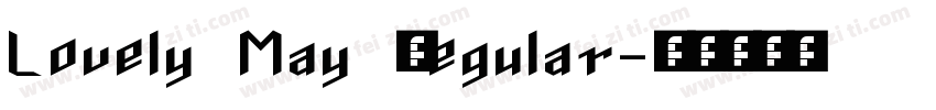 Lovely May Regular字体转换
